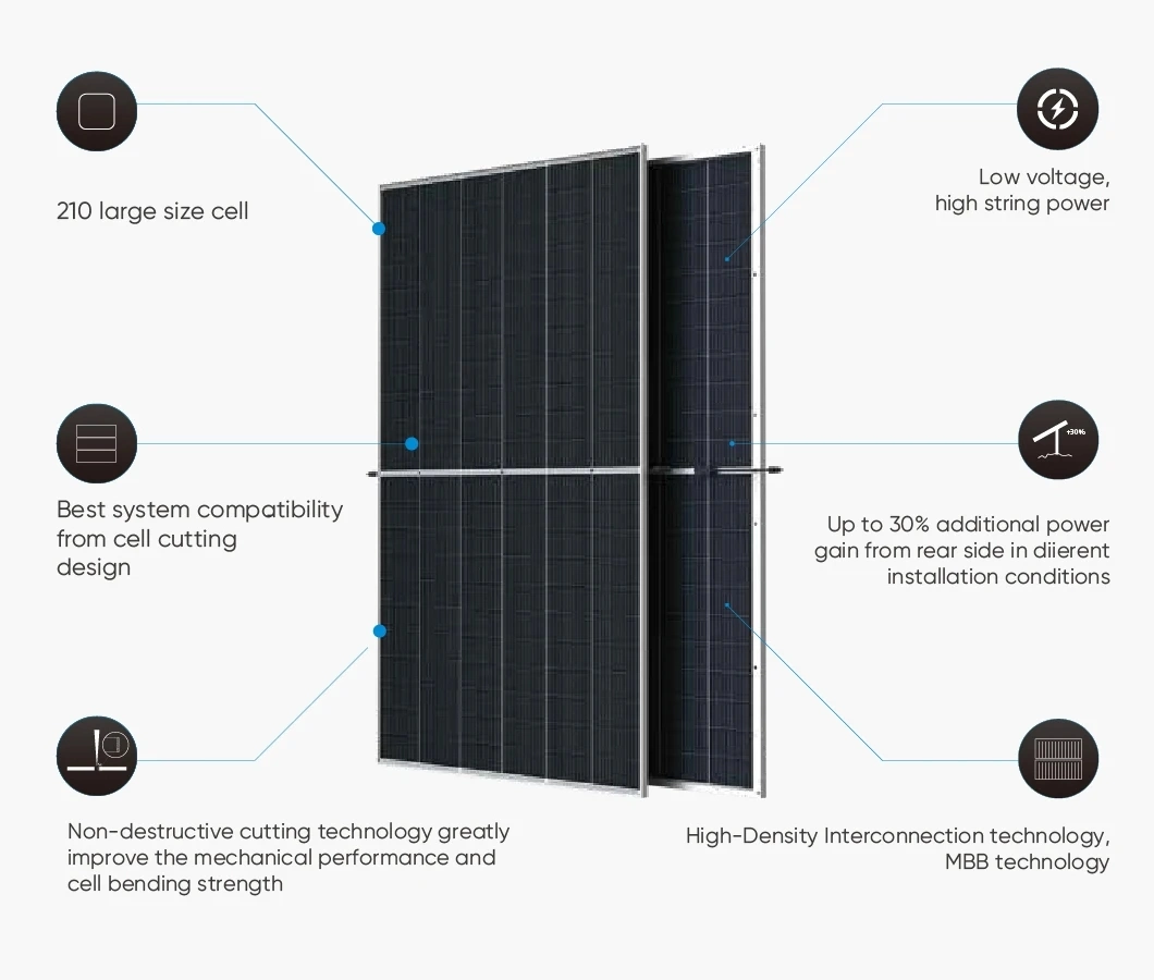 Solar Panels 680W 690W 700W PV Module Trina Tiger Neo N-Type