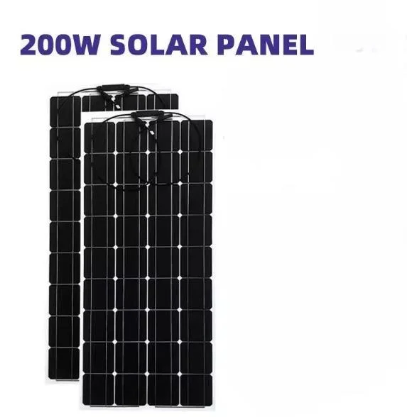 Wholesale Price Custom 10W 30W Mini Flexible Solar Panel Small Camping Monocrystalline Portable Solar Panels