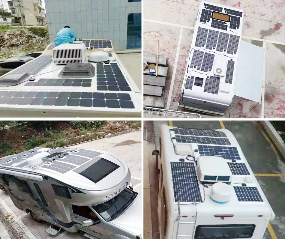 Sunpal Semi Rigid 100 Watt Flexible 12V 18V 24V 36V 150 200 250 300 400W Watt Solar Panels Kit Installation Manufacturer