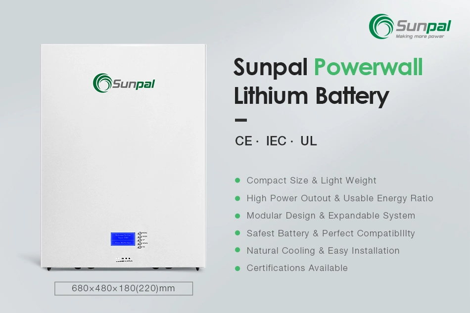 Hot Sale 48 V Lithium Ion Battery For 5 Kw 10 Kw Home Solar Inverter Pv System