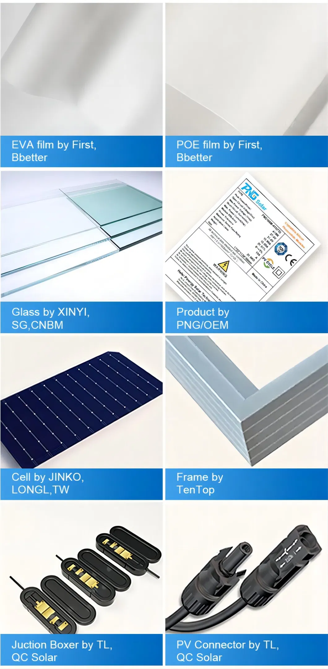 PNG High Performance Type Solar Panel 132 Cells 645W 655W 665W 670W 210mm Perc PV Panel