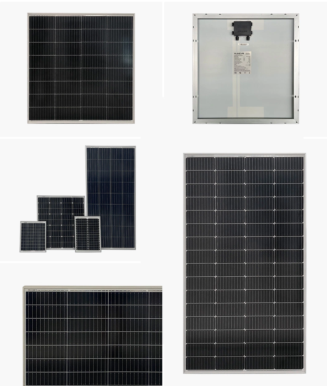 Sunevo Top Sale Panel Solar 200W 160W 180W 190W 12V 24V Solars Array for EU Market