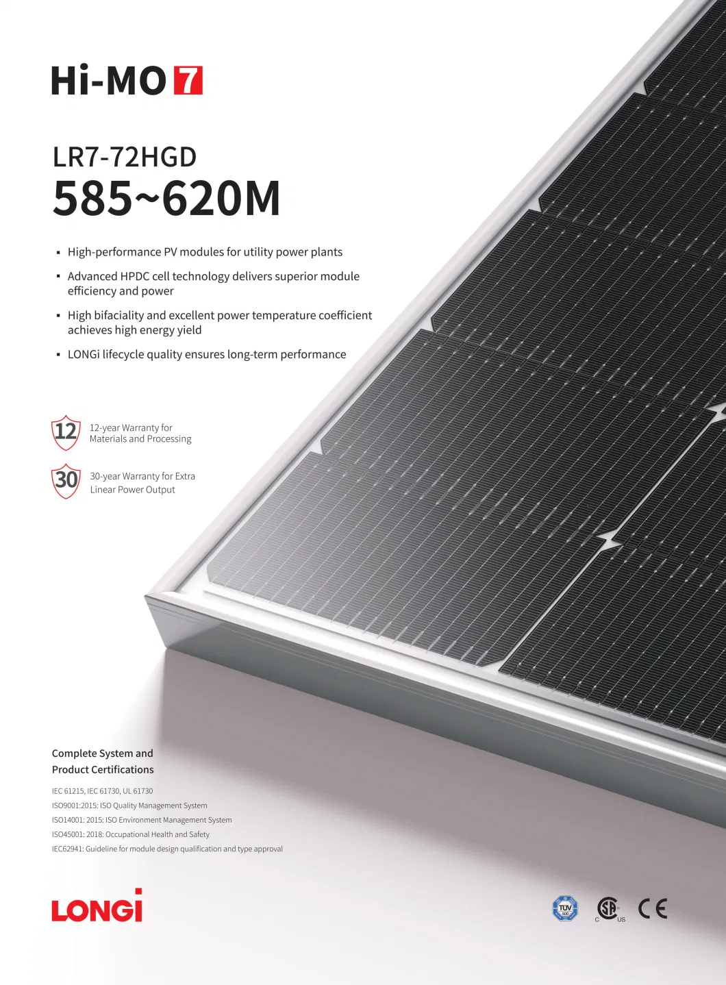 Longi/Mysolar/Aioties Higher Efficiency 585W 590W 600W 610W 620W Best Quality Solar Panel Cost