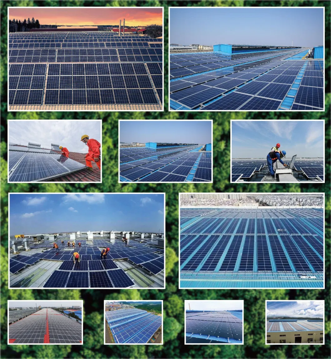 Wholesale 550W Solar Panel Renewable Energy Grid Connected Photovoltaic Power Generation PV Module Monocrystalline Silicon Solar Panels