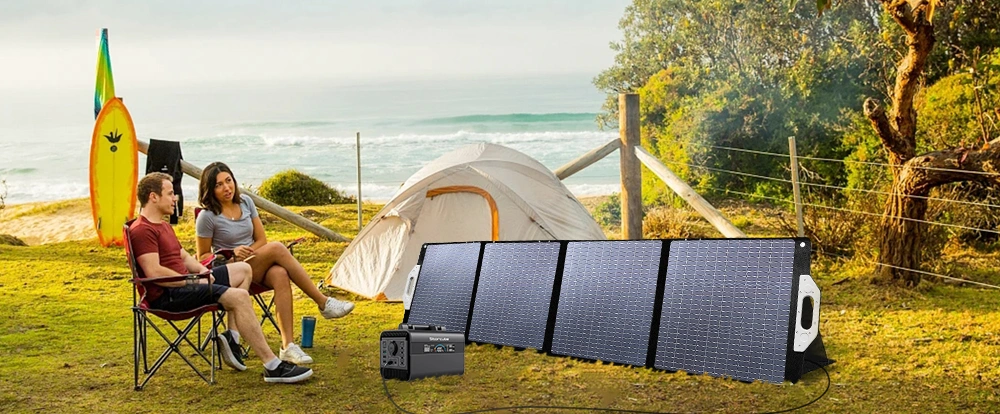 IP67 Waterproof 100W 200W 400W Portable Foldable Solar Panel for Camping Power Station Balcony Energy Storage