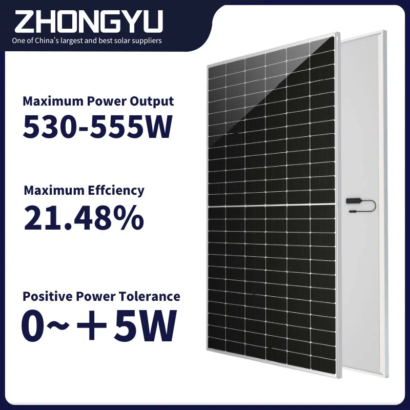 The Most Efficient Solar Panels Longi Jinko Mono Perc Top Con 530-580W Solar Panel with CE, TUV Certificates