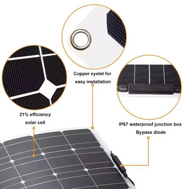 Wholesale Price Custom 10W 30W Mini Flexible Solar Panel Small Camping Monocrystalline Portable Solar Panels