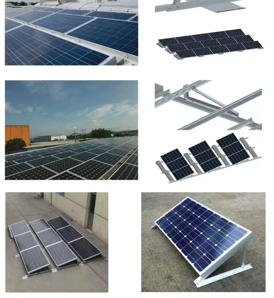 China Factory Price Solar Panel Flat Roof Installation Mounting Solar Ballasted Roof Mounting Systems