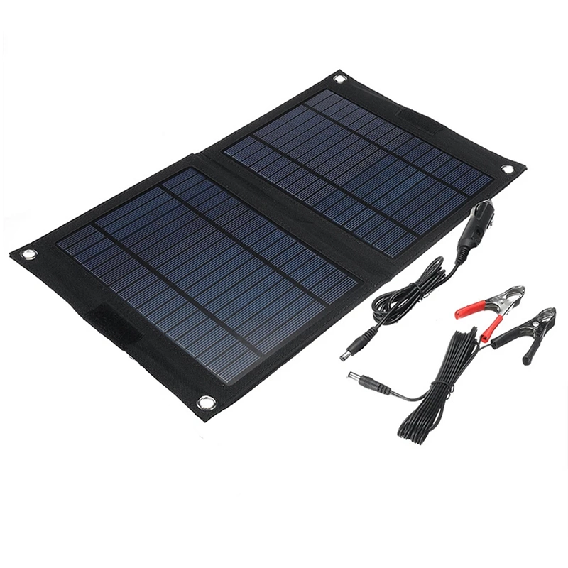 Hot 20W Car Battery Charger Mobile Charger Portable Foldable Flexible Solar Panel Bag