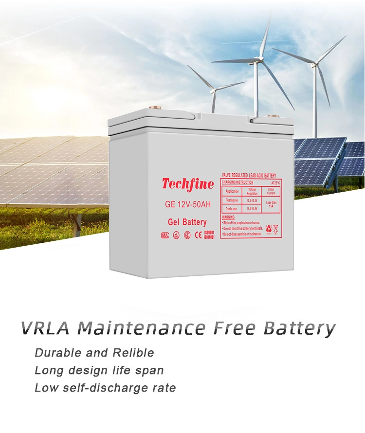 Maintenance-Free 12V 60ah Lead Acid Best Battery for Home Inverter Solar System