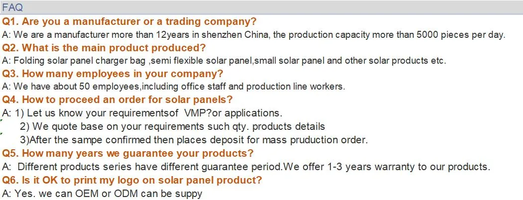 100 Watt 12V Mono Flexible Solar Panels for Home /Boat /Car/ Garden /Camping Travel High Efficiency China Supplier