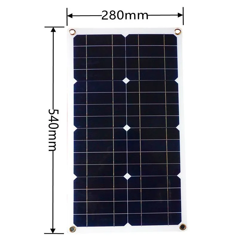 10W 20W 30W High Effeciency Mono Flexible Solar panel with USB for Power Bank