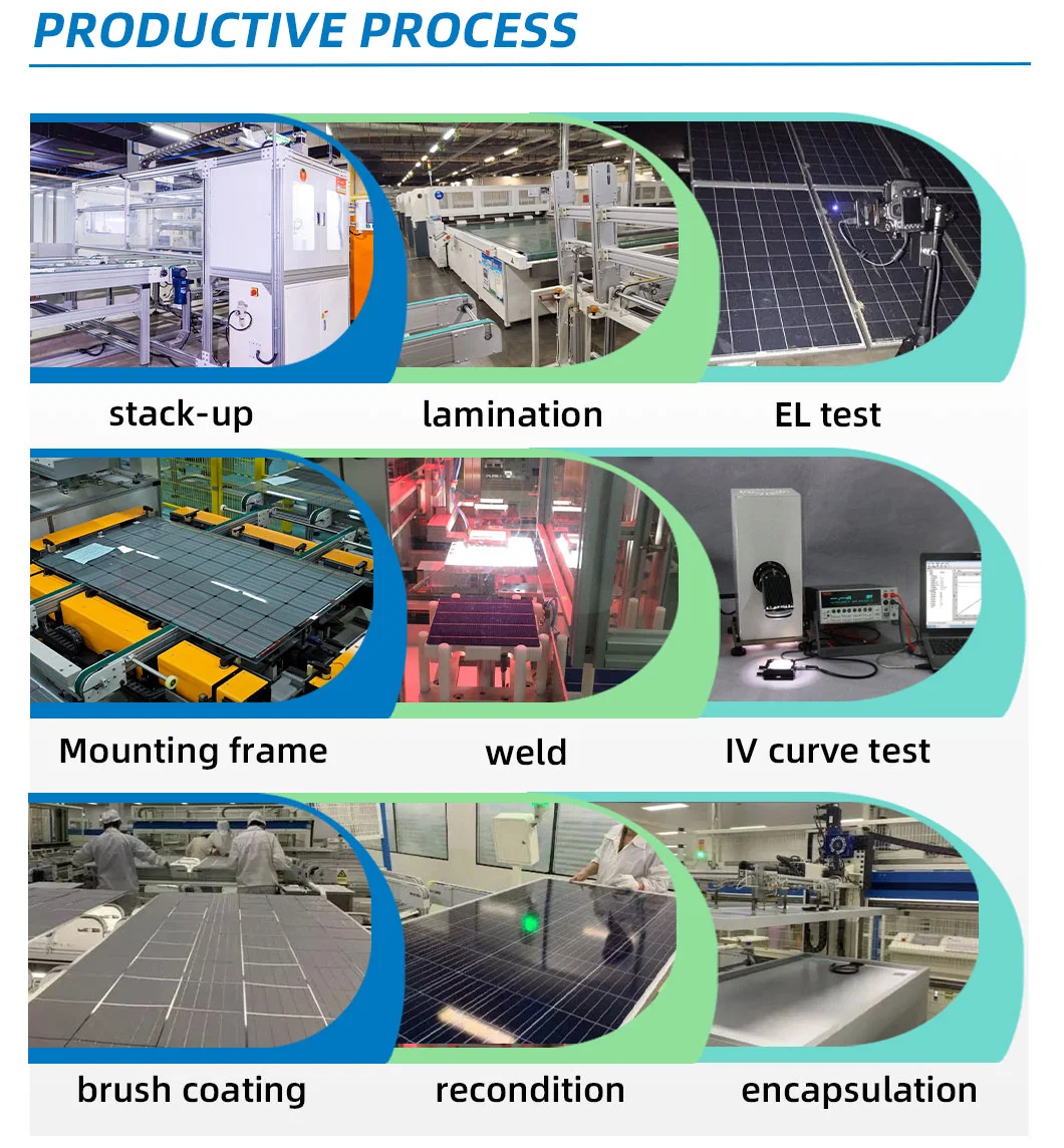 Photovoltaic Modules Cheap Solar Panel 300W 600W Mono 180W Double Glass Solar Panels Panneau Solaire 800W