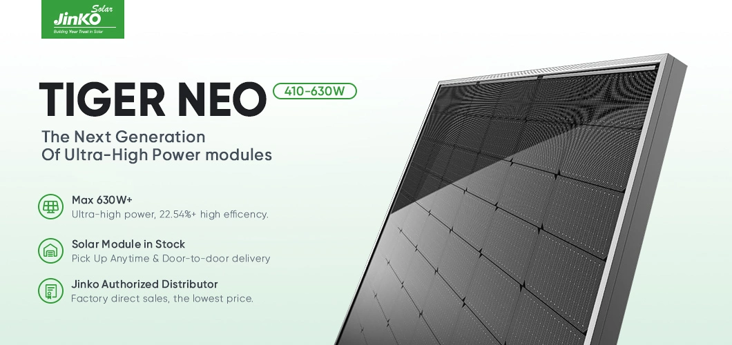 Jinko Mono Perc Solar Panels 540W 550W 555W 585W 590W PV Power with Good Cost