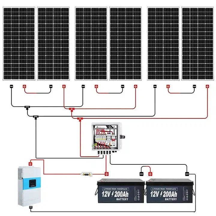 New Design High Capacity Battery Solar Power Panel for Home Metal PC Portable 40W 50W off Grid Solar Energy System