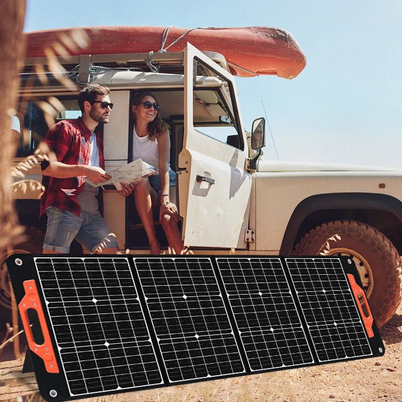 Made in China Small Size Outdoor 200 Watt Solar Panel Energy System Camping USB Monocrystalline Folding 200W Flexible Portable Solar Panel