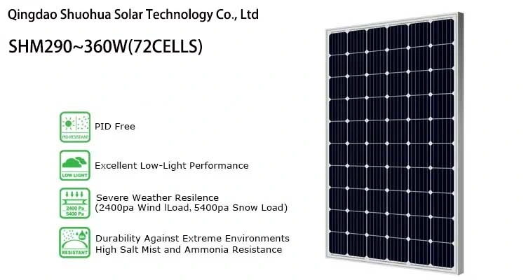 270W 300W Monocrystalline Shingled Panel Solar Panel for Home Use Mono Best Price Flexible Solar Panels 400 Watt