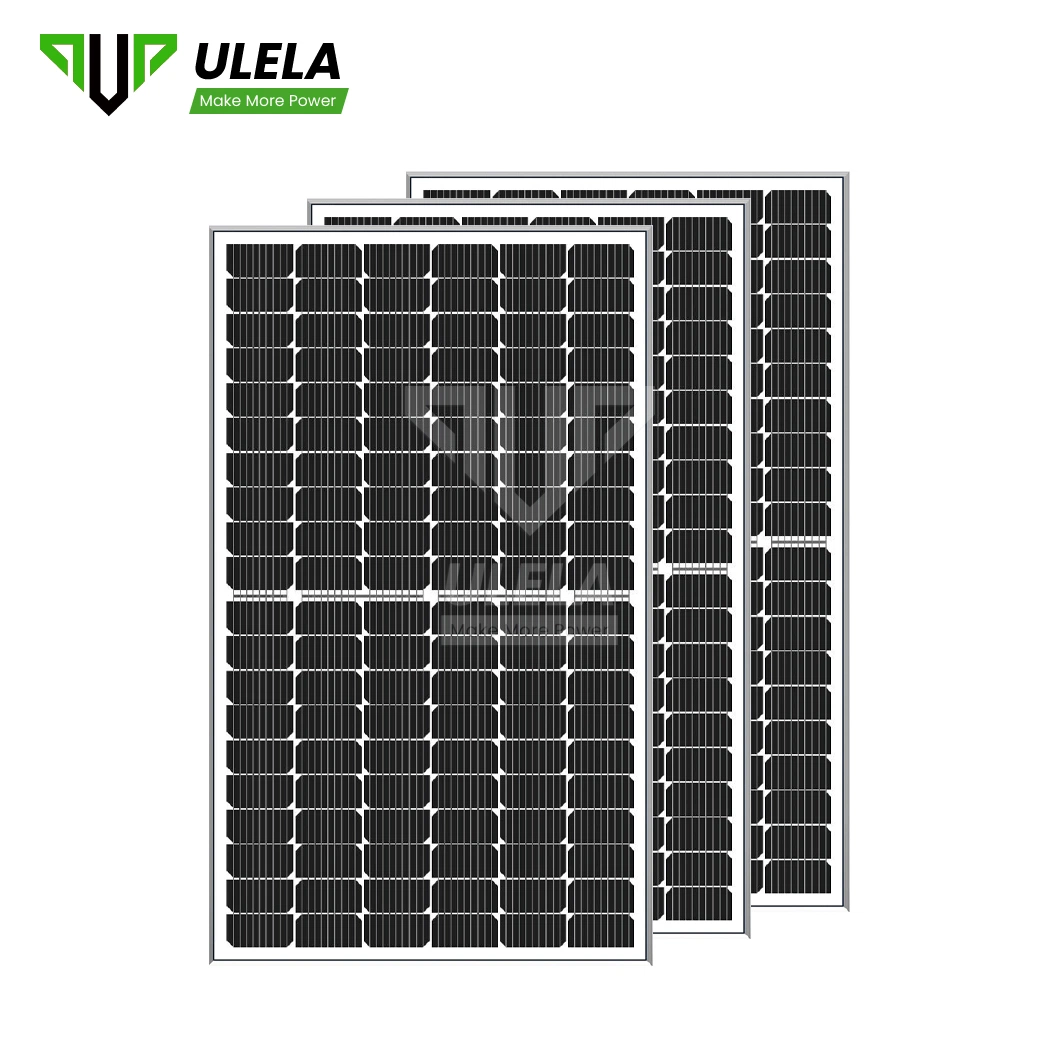 Ulela Flexible Solar Panels 400 Watt Manufacturing Sample Available 170W Shingled Solar Panel China 158mm 375 Watt Mono Solar Panel