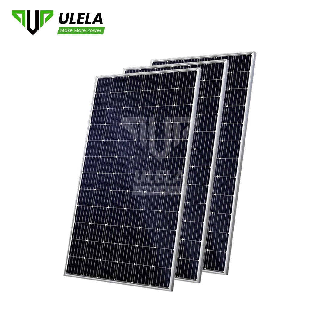 Ulela Solar Panel 100 Watts 12V Factory High-Quality Small Flexible Solar Panels China 158mm Half Mono Crystalline Solar Panels