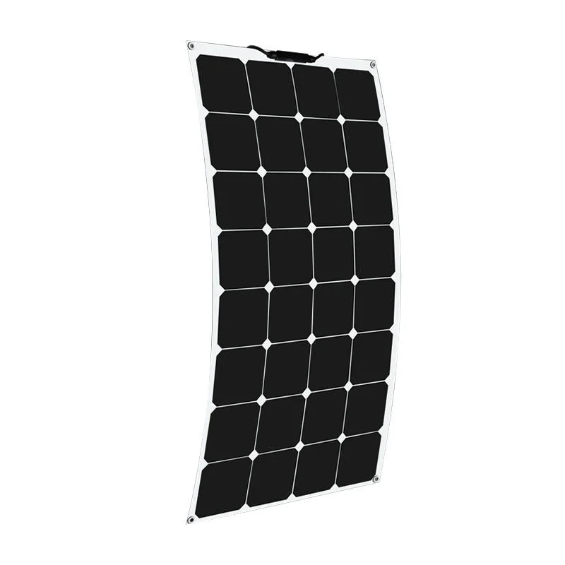 Bendable Semi-Flexible 100W 200W Solar Panel for RV Home Boat Balcony