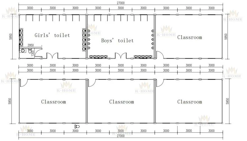 Prefabricated Nursery Building Transportable Modular Homes