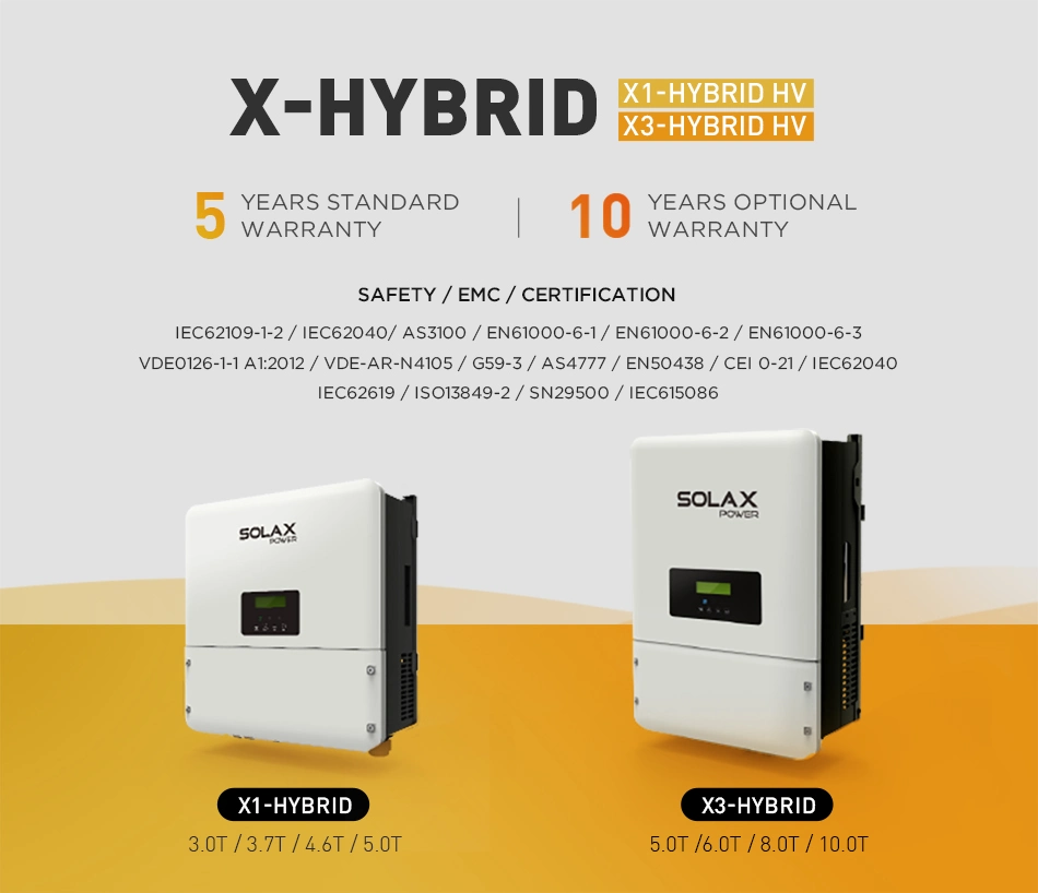 Solax Grid Connected Solar Inverter 220V To 380V Off Grid Inverter 5000W