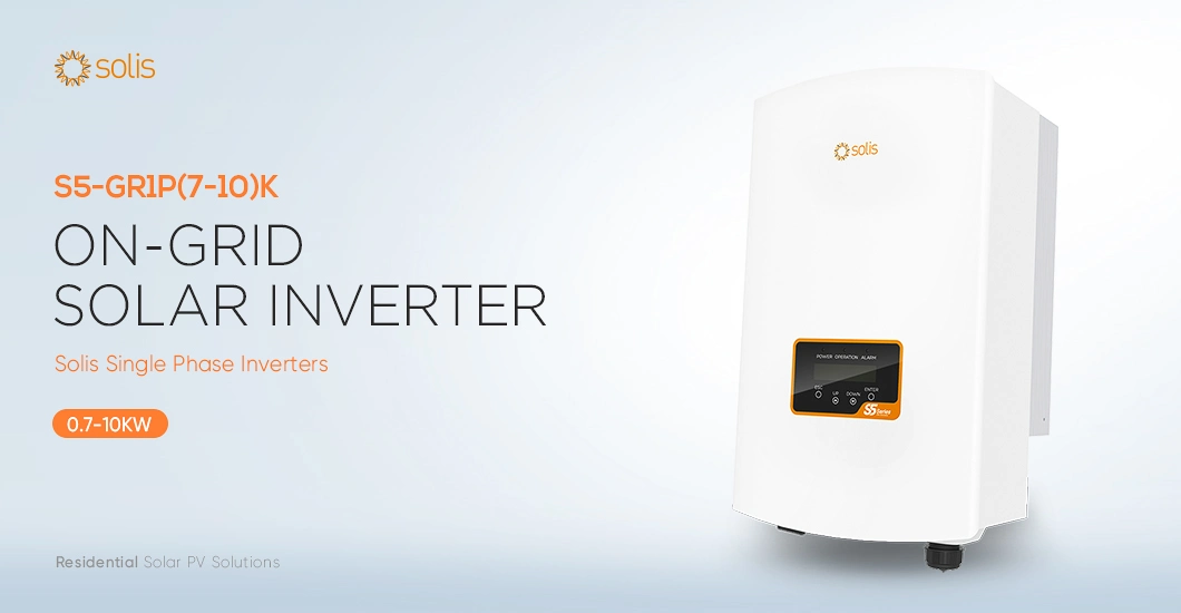 Solis Single Phase Solar Inverter 220V 380V 1kw 3kw 5kw 10kw Inverters for House Solar System