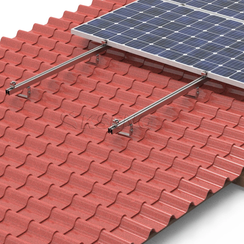 Fast Installation Tile Roof Solar Mounting System Solar Panel Bracket Tile Fixture Bracket Roof Mounting System