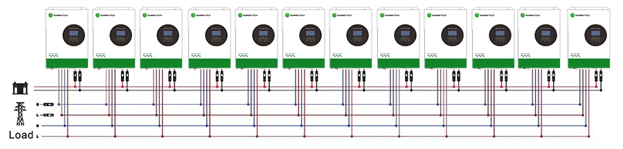 3.5kw 5.5kw Single Phase off Grid Grid-Connected Inverter Competitive Price Good Service WiFi High Quantity CE Certification for Home Use