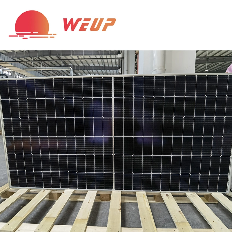 Easy to Install 530W 540W 550W 144 Cells Half Cut Bifacial Solar Panel for Rooftop Solar Power System