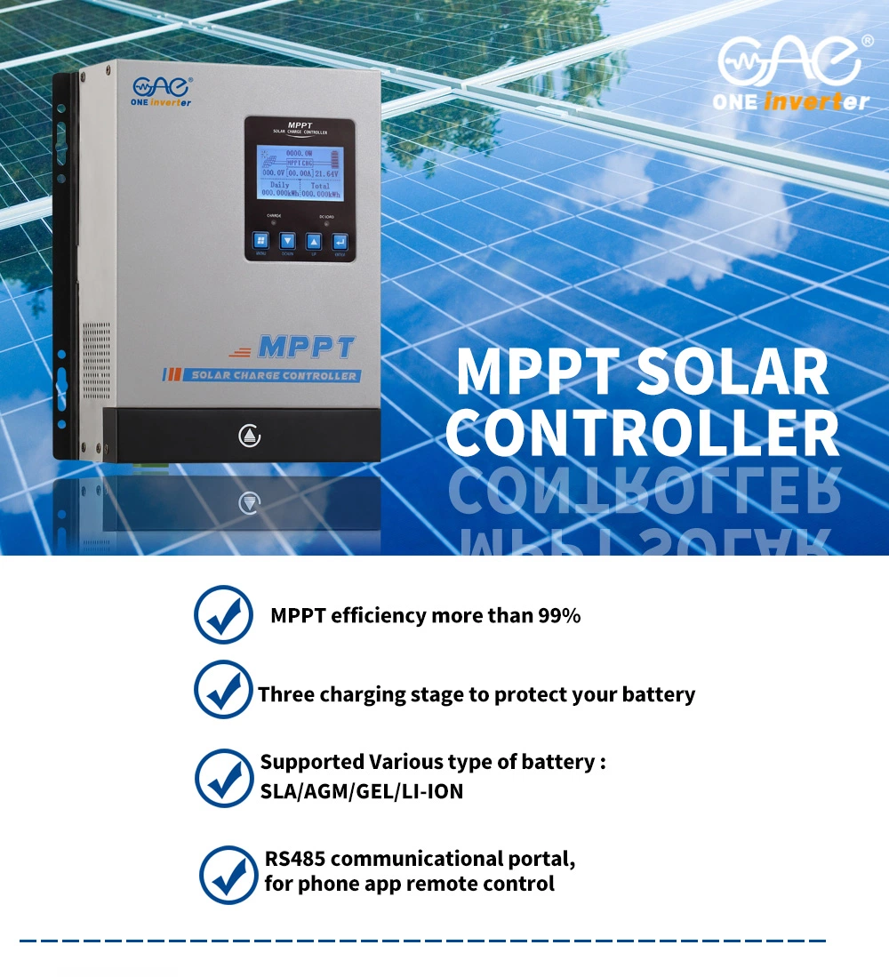 MPPT 80 AMP 12 24 36 48VDC Solar Charge Controller for Solar Panel Power System