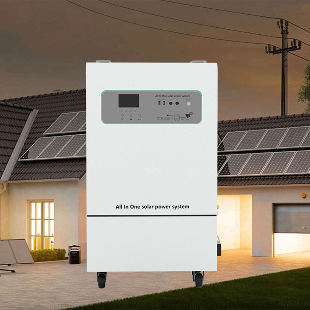 Wall Mounting Home Power Wall Solar Lithium Battery 5kwh 51.2V Inverter Energy Storage System All in One Ess