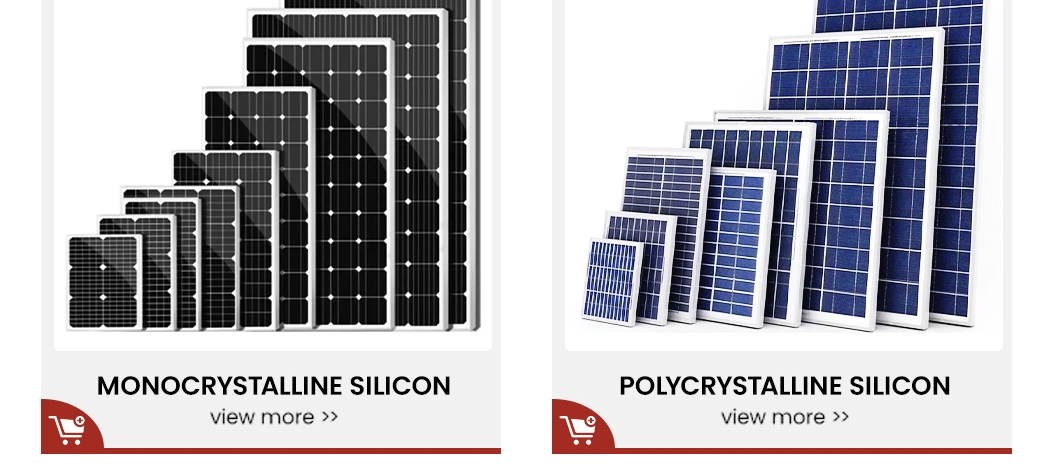 Htonetech Poly Solar Panel Manufacturer 40W Solar Panel China Anodized Aluminium Alloy Frame Monocrystalline Flexible Solar Panel