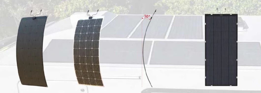 Light Weight Easy Carry 50W Mono Flexible Solar Panel