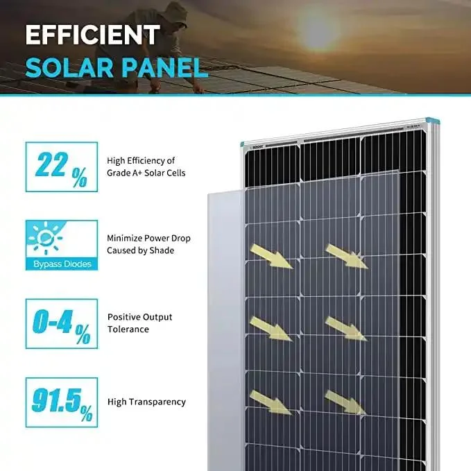 Good Service Light, Refrigerator, Air Conditioner Monocrystalline Silicon Flexible 200 Watt Solar Panel System