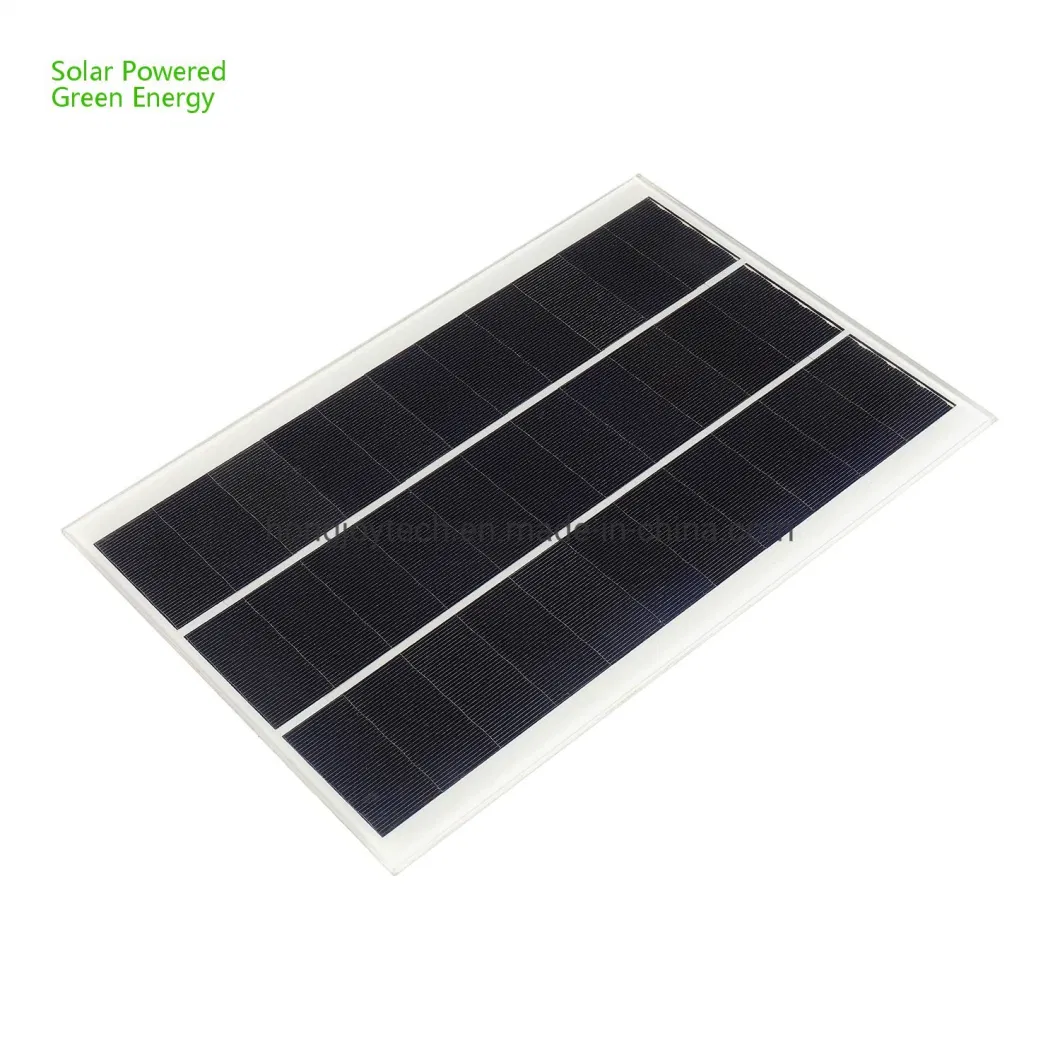 Scratch-Resistant, Waterproof, Made with High Performance Monocrystalline Cell 5.5 Watt 6 Volt 5V PV Module 6W 7W 8W 9W 10W 11W Flexible Mini Small Solar Panel