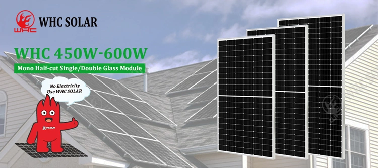 Whc Wholesale 450W 500W Best Price Jinko/Longi Flexible Monocrystalline Movable off-Grid Solar Power Panel for Home