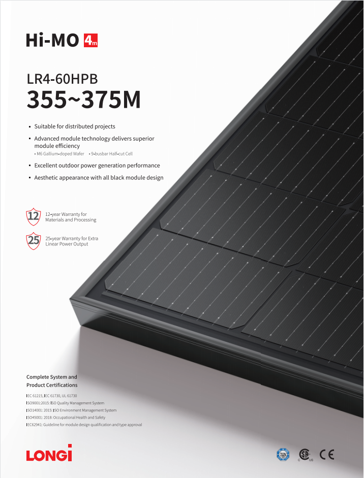 China Longi/Trina/Risen Energy Mono Best Price Flexible Solar Panels 400 Watt Solar Panel for Home Use