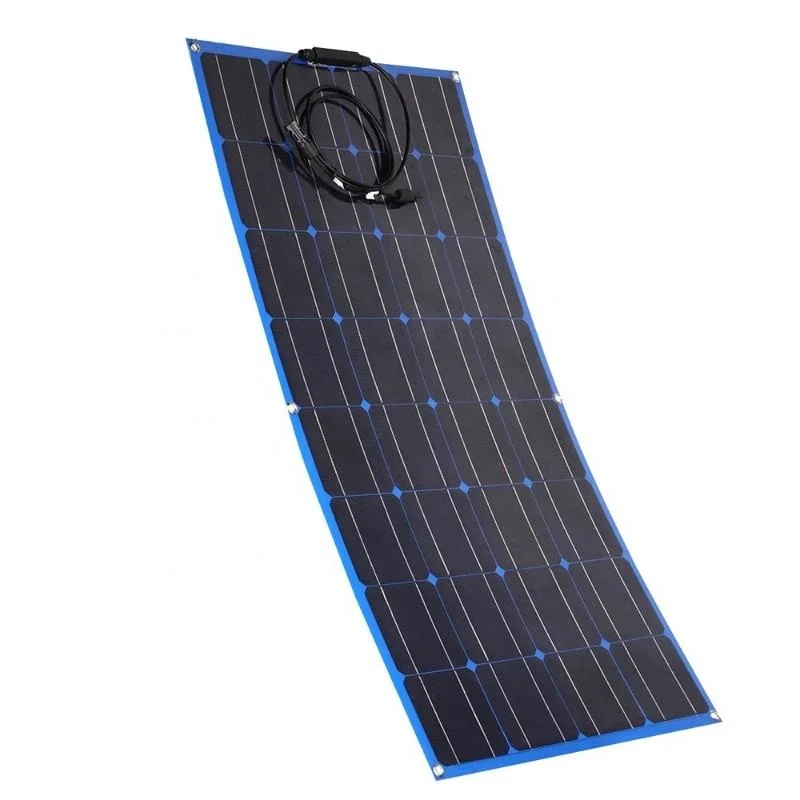 100 Watt Monocrystalline Flexible Solar Panels Charger Solar Panel Home for Boat Garden Car LED Light