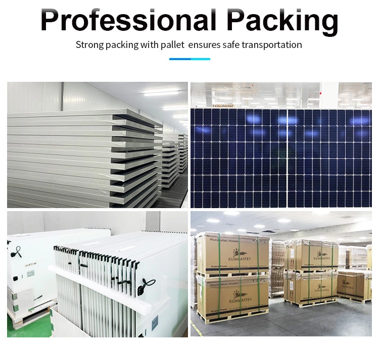 Wholesale Cost 100W 275W 365W 9bb 300W 200W 150W 400 Watt PV Half Cell Doubble Glass Monocrystalline Solar Panel