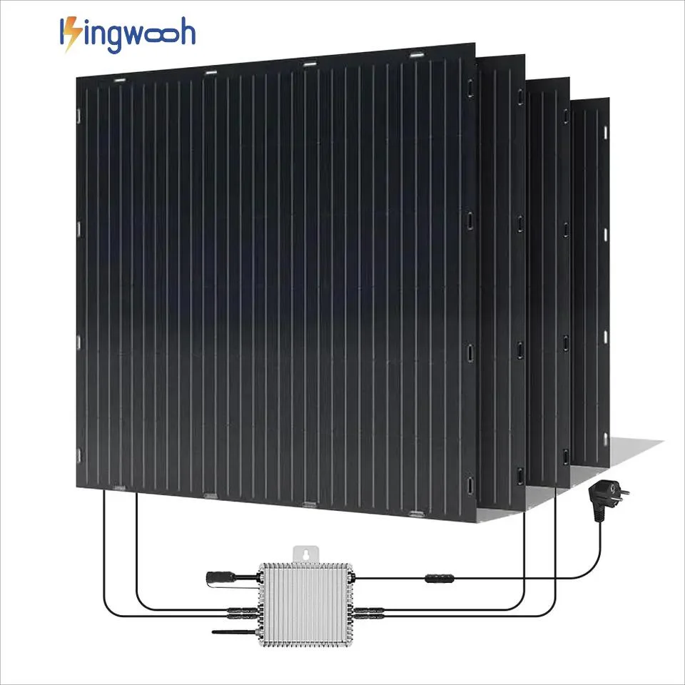 Factory Directly Supply 190W 200W 210W Balcony Flexible PV Module Lightweight Removable Solar Panel for Home System