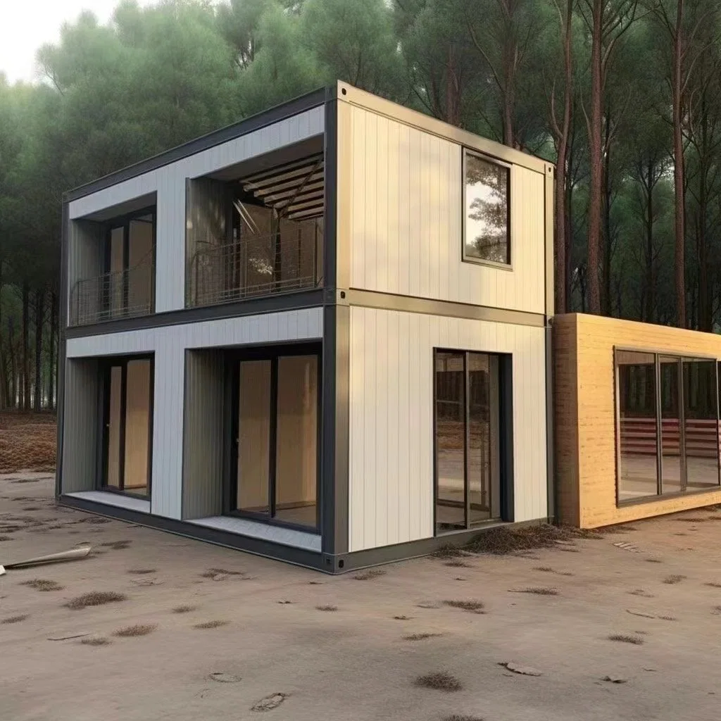 20FT/40FT Expandable Prefab House Villa Smart 2 Bedrooms Prefab Container Home