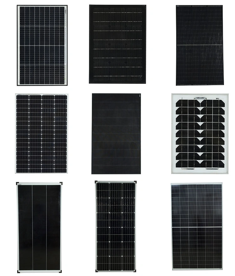 High Efficiency 370W 450W 540W All Black Solar Power PV Module Panel