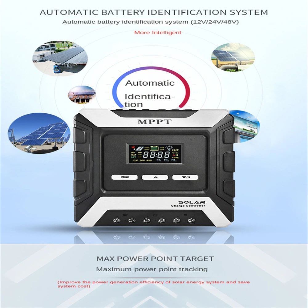 High Power Photovoltaic Battery Battery Panel 12V 24V 48V Best Settings 80A MPPT Solar Controller for Solar Charge Controller