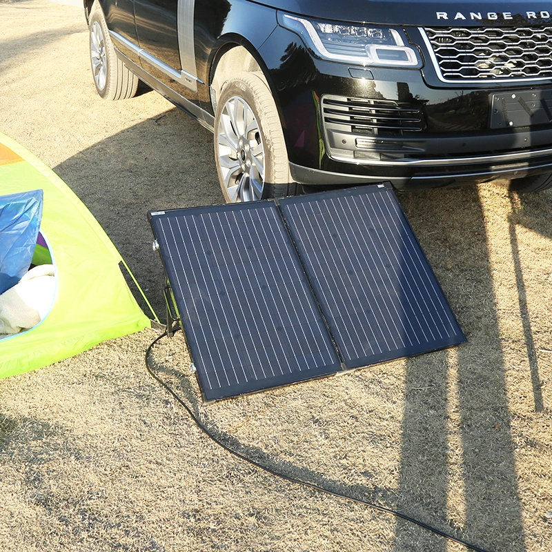 Folding 180W Glass Aluminum Frame Portable Solar Panel Factory