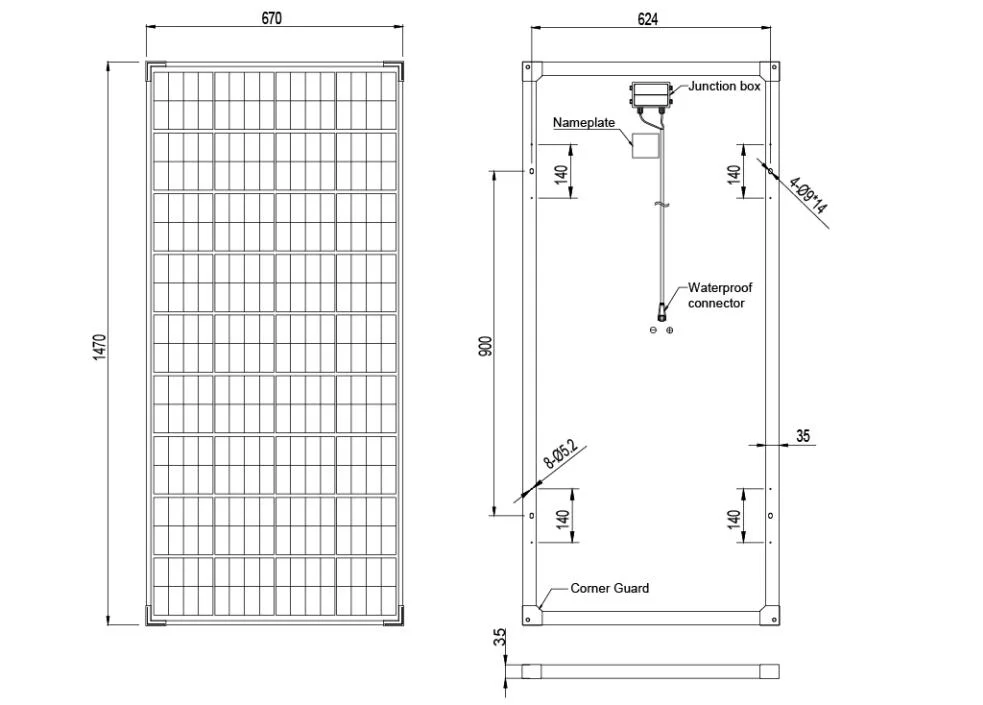 Poly 18V Panel Solar 5W 10W 20W 30W 40W 50W 60W 70W 80W 90W 100W