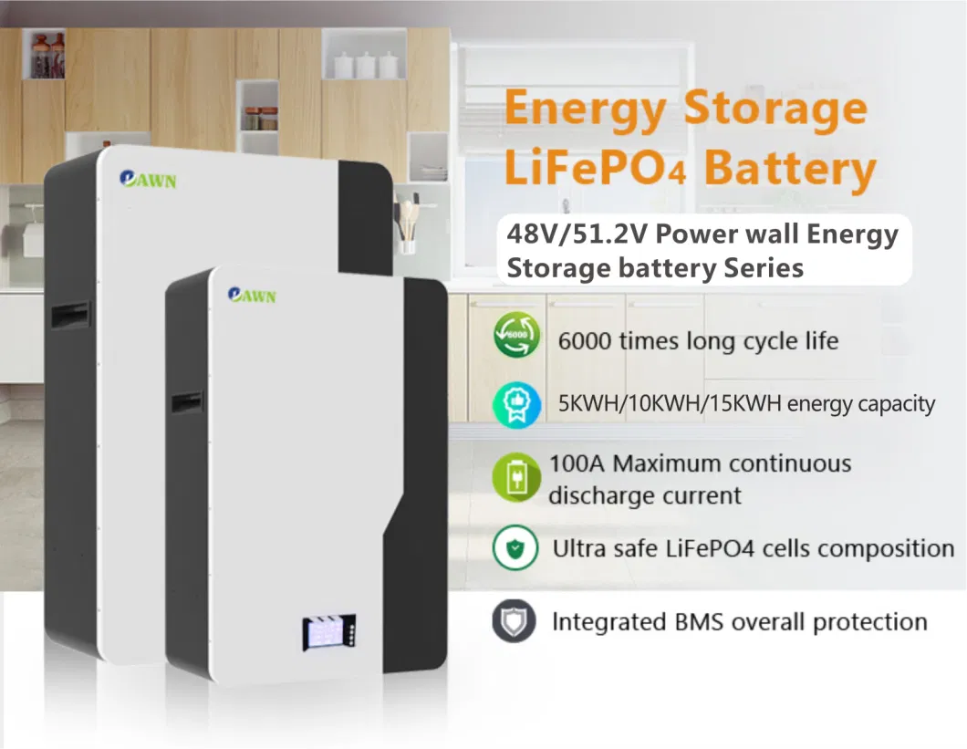 Lithium Ion 48V 100ah 200ah 300ah 5kwh 10kwh 15kwh 20kwh 30kwh 40kwh Hv 150V 200V 300V 400V 500V Inverter System Solar Energy Storage LiFePO4 Cells Battery