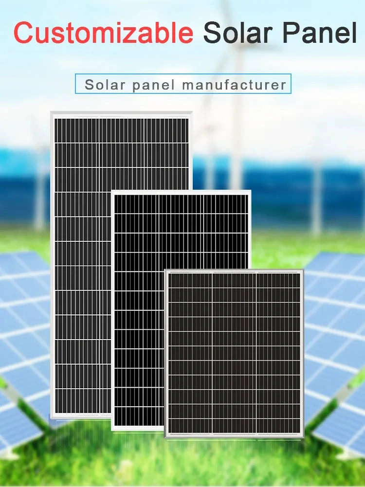 10W-550W Efficiency Poly Crystalline Silicon Long Life Monocrystalline Mono Solar Panel for Factory Wholesale