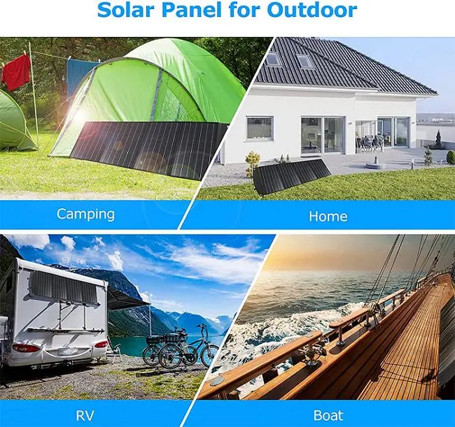 12V 100W 120W 200W Best Portable Solar Panels for Camping