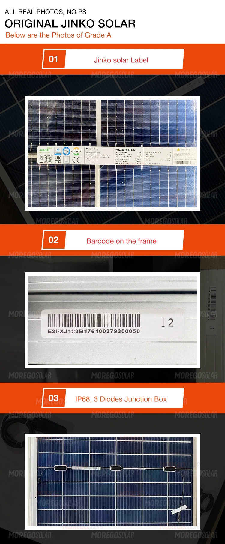 Jinko Solar Tiger Neo N Type Photovoltaic Module Mono Facial 570W 575W 580W 585W Solar Panels